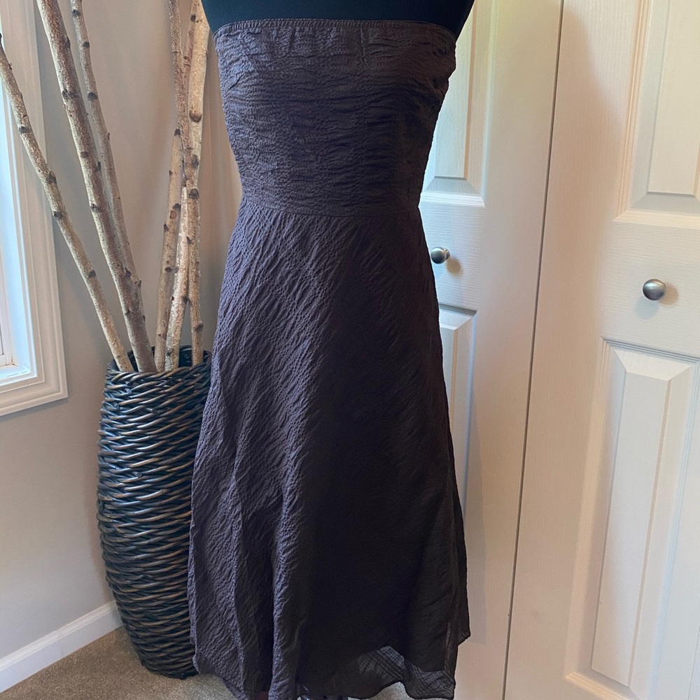 Chocolate Strapless Summer Dress